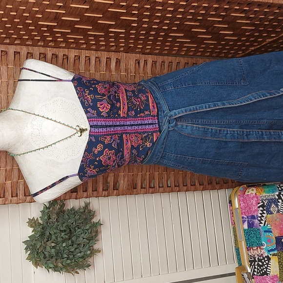 Sale Southwestern Crocheted Necklace, Turquoise, Handmade by Rust Belt Raised - Picture 13 of 13